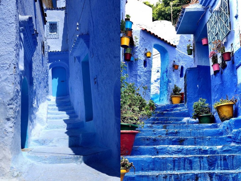 «50 оттенков» синего: путешествие в Шефшауэн, Марокко