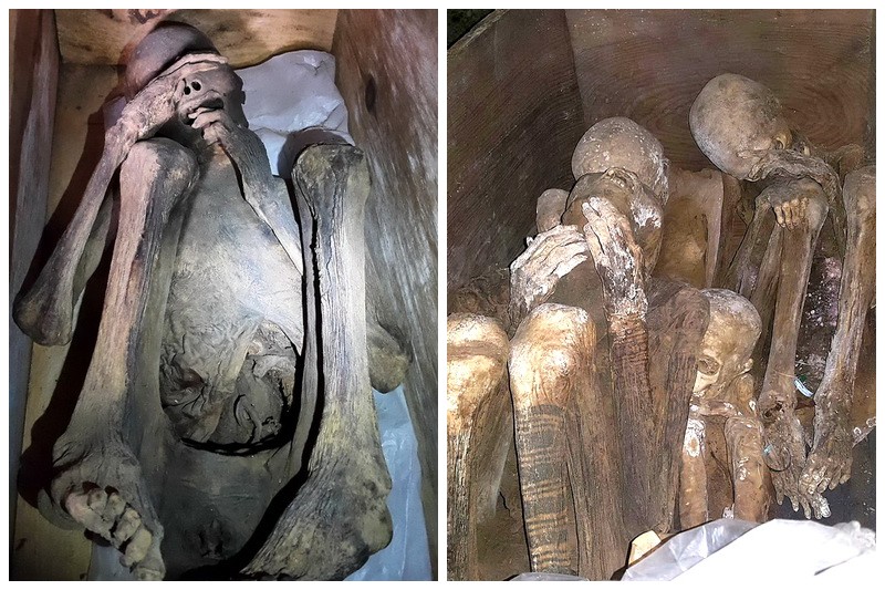 Огненные мумии в пещерах Кабаяна