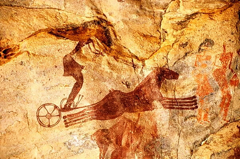 Загадка пещерных рисунков Тассилин-Аджер в Сахаре