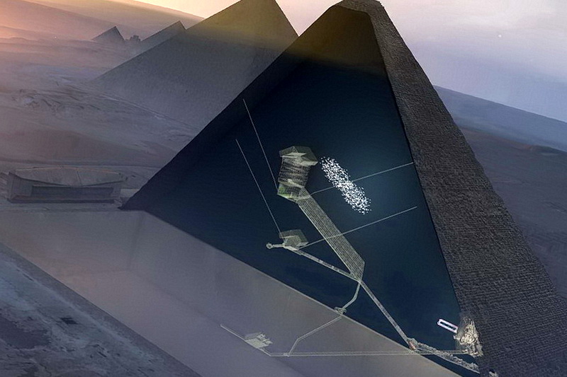 Продолжается поиск скрытой камеры Великой пирамиды Гизы