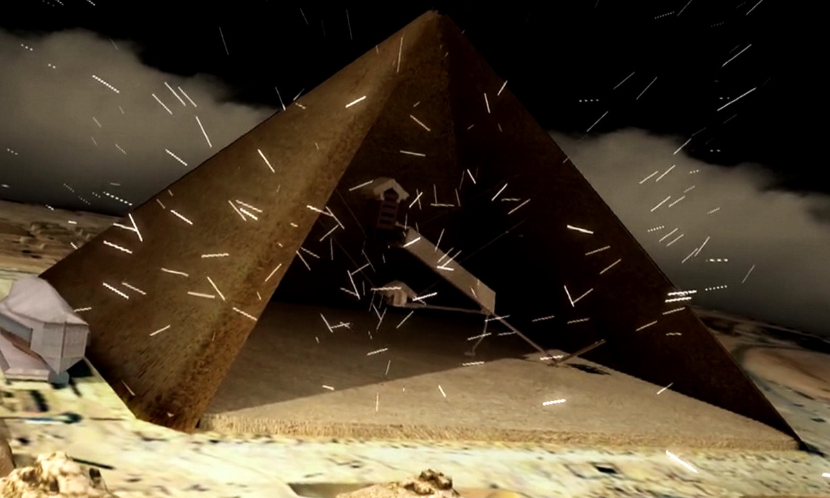 Продолжается поиск скрытой камеры Великой пирамиды Гизы